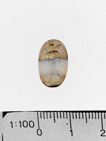 Roman Chalcedony - Banded agate ring stone
ca. 1st century B.C.–3rd century A.D.