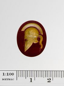Roman Chalcedony - Red jasper ring stone
ca. 1st century B.C.–3rd century A.D.