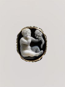 Roman Chalcedony - Sardonyx cameo of the infant Harpokrates
1st century B.C.–1st century A.D.