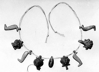 Roman Chalcedony - String of amulets
30 B.C.–A.D. 364